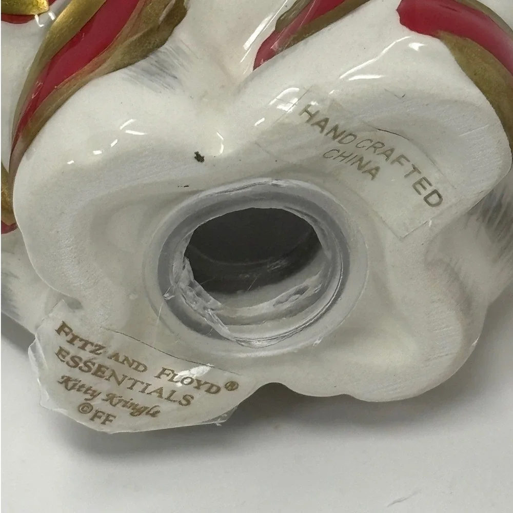 Fitz and Floyd Kitty Kringle Salt and Pepper Shakers Christmas Cat Gift Box Set